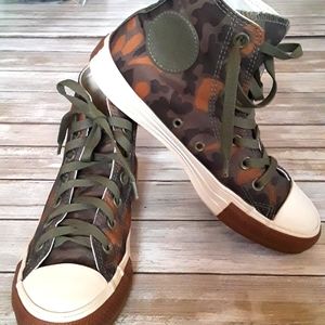 Camouflage Cordura brand fabric Converse